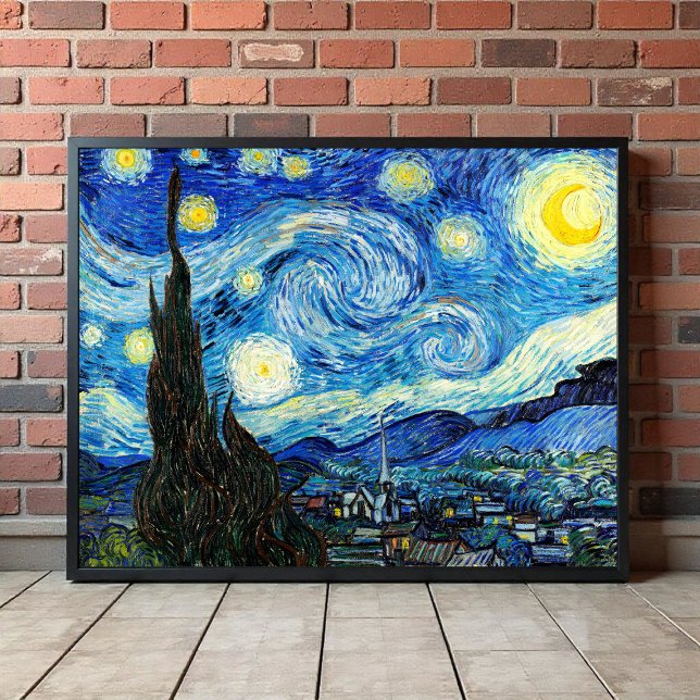 Die Sternennacht von Vincent Van Gogh Poster (Von Creator hochgeladen)