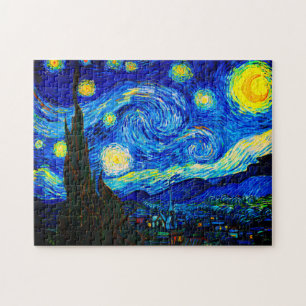 Die Sternennacht von Vincent Van Gogh Puzzle