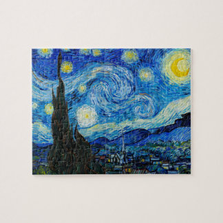 Die Sternennacht von Vincent Van Gogh Puzzle