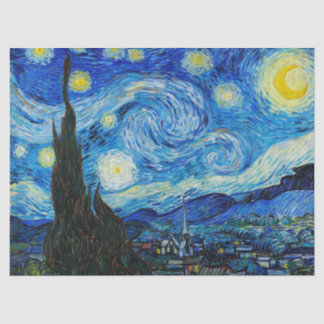 Die Sternennacht von Vincent Van Gogh Seidenpapier