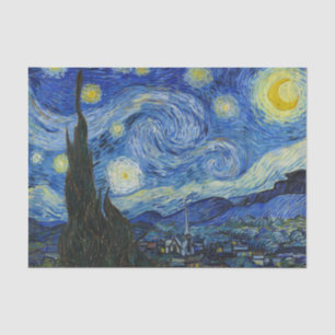 Die Sternennacht von Vincent van Gogh Seidenpapier