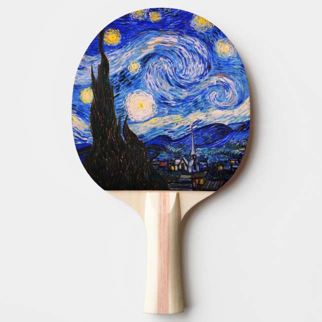 Die Sternennacht von Vincent Van Gogh Tischtennis Schläger (Vorderseite)
