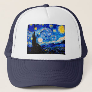 Die Sternennacht von Vincent Van Gogh Truckerkappe