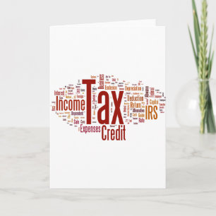 Die Steuersaison ist da Karte