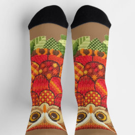 Die Stichery Socken der Owl