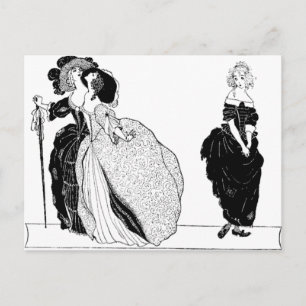 Die Stiefschwestern & Vintage Cinderella Postkarte