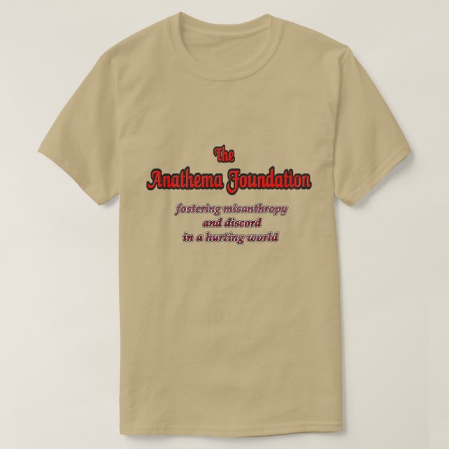 die Stiftung Anathema T-Shirt (Design vorne)
