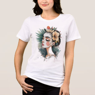 Die Stille der Flora und Fauna Tri-Blend Shirt