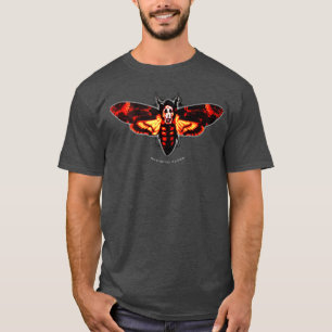 Die Stille der Lämmer Motten Logoankop retro T-Shirt