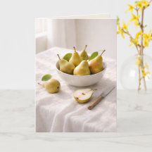 Die stille Ernte Stillleben Leere Kunstkarte