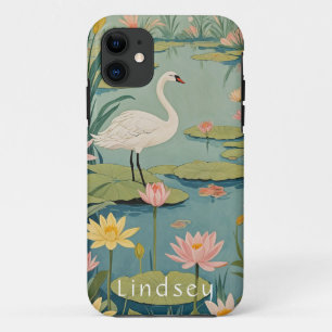 Die Stille: Lily Pond Swan Case-Mate iPhone Hülle