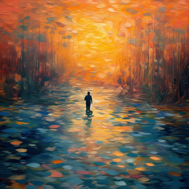 Die Stille Monets Leinwanddruck (Elegance in Every Stroke: Monet's Masterful Art.)