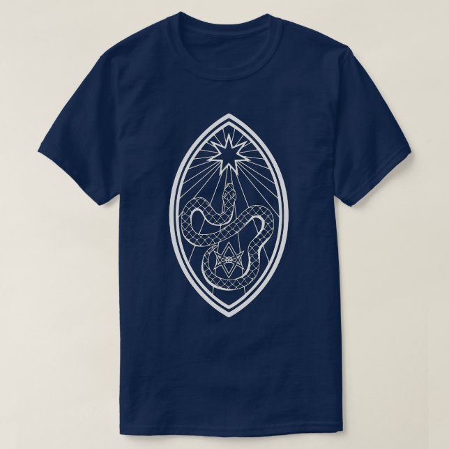 Die Stille und das Thelema T-Shirt (Design vorne)