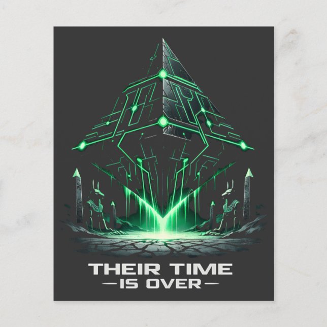 Die stillen Gräber Cyber-Ägyptologie Flyer (Vorne)
