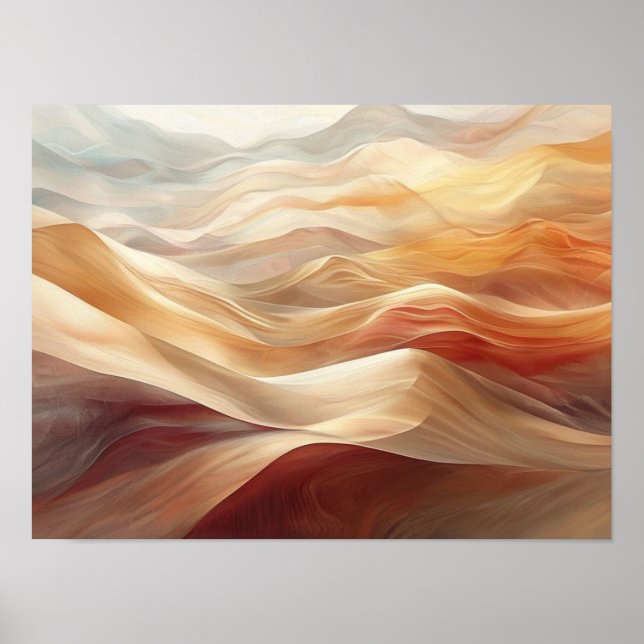 Die stillen Resonanzen ätherischer Sande Poster (Vorne)