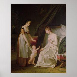 Die stillende Mutter Poster