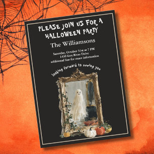 **Die stilvolle Custom (mit Humor) Halloween-Party Einladung