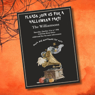 **Die stilvolle Custom (mit Humor) Halloween-Party Einladung