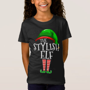 Die stilvolle Elf-Gruppe, die Familie Weihnachten T-Shirt