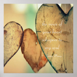 Die Stimme deines Herzens flüstert mir ins Soul Poster