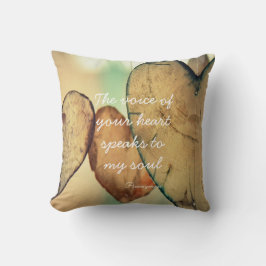 Die Stimme deines Herzzitats Kissen