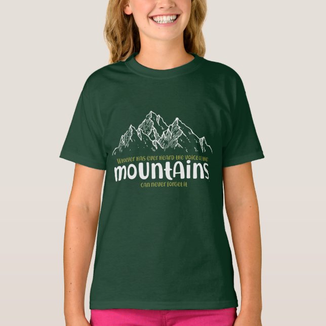 Die Stimme der Berge T-Shirt (Vorderseite)