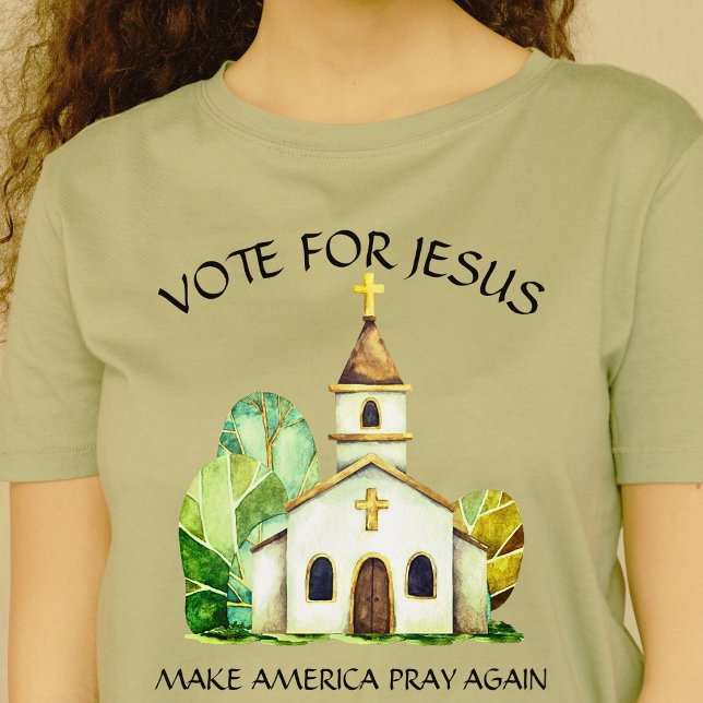 Die Stimme für Jesus macht Amerika wieder beten Ki T-Shirt (Von Creator hochgeladen)