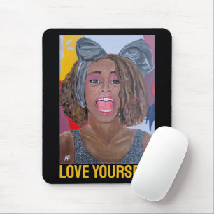 Die Stimme Gemälde von Alfred Fox Mousepad