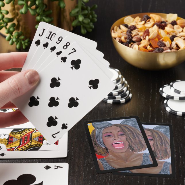 Die Stimme Gemälde von Alfred Fox Spielkarten (In Situ)