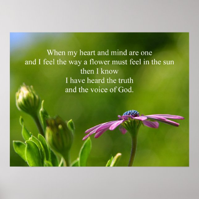 Die Stimme Gottes POSTER PRINT (Vorne)