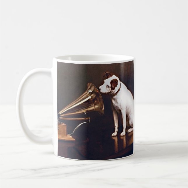 Die Stimme seines Meisters Vintag Kaffeetasse (Links)