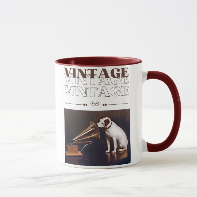 Die Stimme seines Meisters Vintag Tasse (Rechts)
