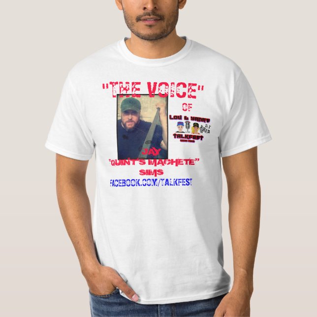 DIE STIMME VON TALKFEST T-Shirt (Vorderseite)