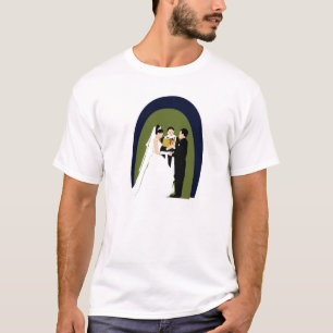 Die Stimmen, die Braut, der Bräutigam und der Beam T-Shirt