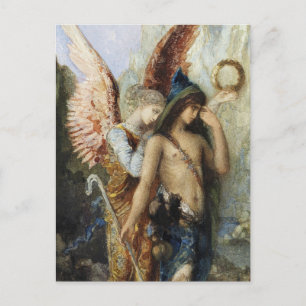 „Die Stimmen“ Engelskunst von Gustave Moreau Postkarte