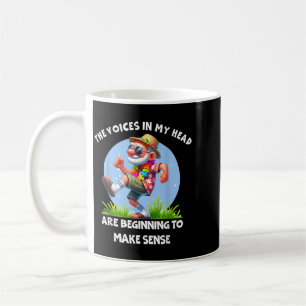 Die Stimmen im Kopf Lustiger Humor Zitat Sarkastis Kaffeetasse