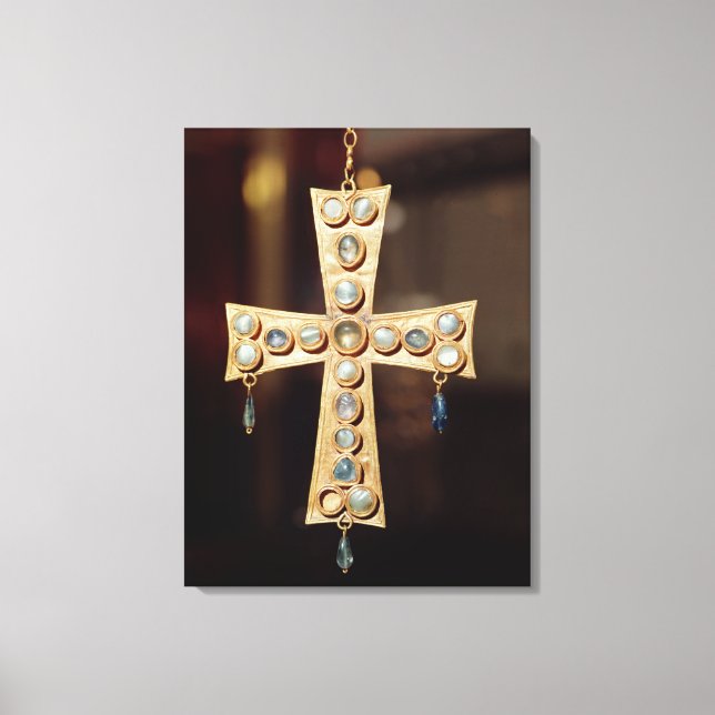 Die stimmliche Krone eines Westgoten-Königs Leinwanddruck (Vorderseite)