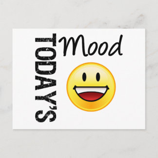 Die Stimmung des Emoticon Toothy Lächeln Postkarte