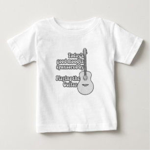 Die Stimmung von heute wird von der Gitarre gespon Baby T-shirt