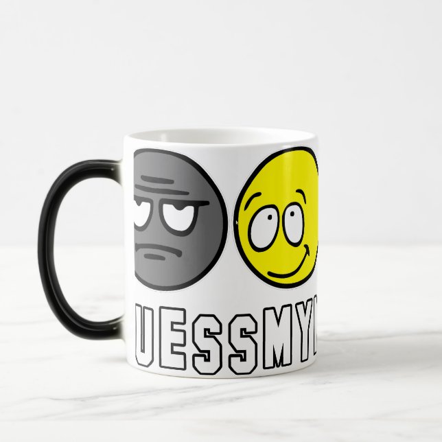 Die Stimmungs-Tasse Verwandlungstasse (Links)