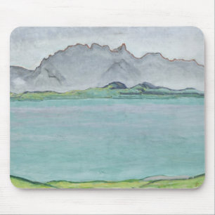 Die Stockhorn Berge und der See Thun, 1911 Mousepad