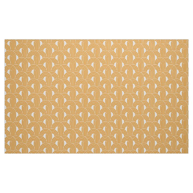 Die Stoffe sind im Art-Deco-Stil gelb. (Fat Quarter (45,7 x 55,9 cm))