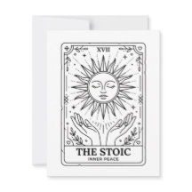 Die stoische Tarotkarte