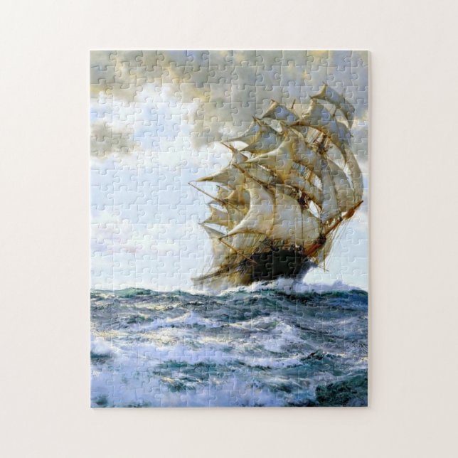 Die stolze Schiffsmalerei der Montague Dawson Puzzle (Vertikal)