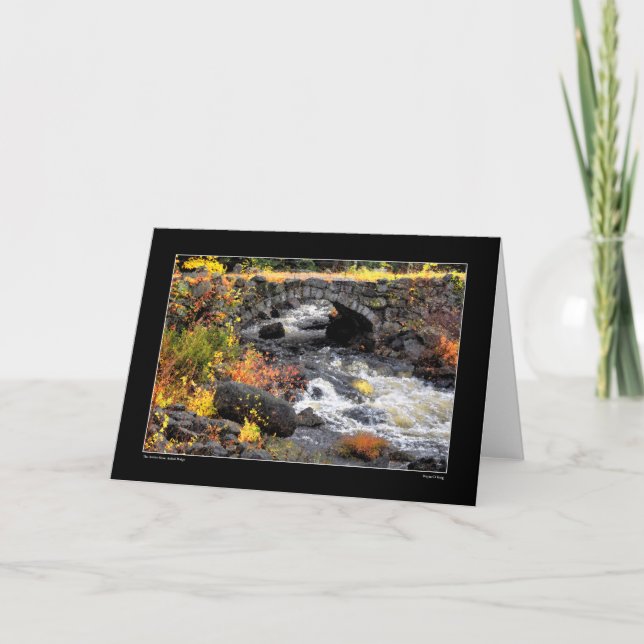 Die Stone Arch Bridge - Antrim, New Hampshire Karte (Vorderseite)