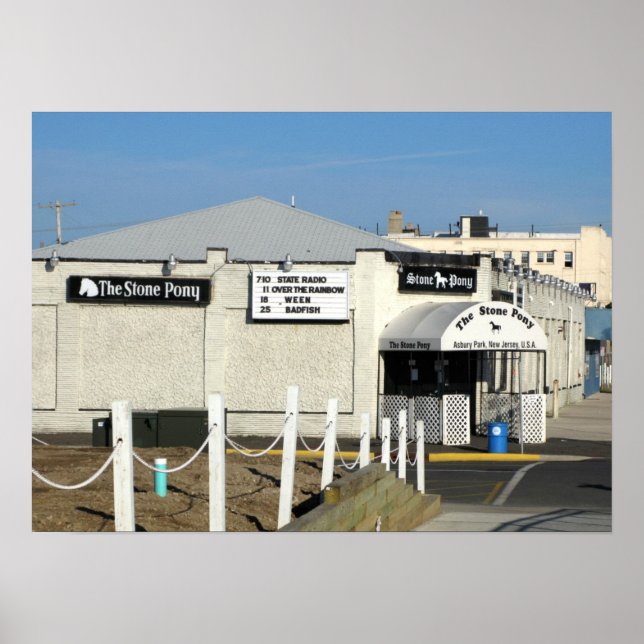 Die Stone Pony in Asbury Park NJ Poster (Vorne)