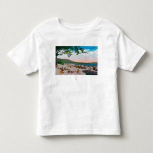 Die Strand-Szene bei Carmel, Kalifornien Kleinkind T-shirt