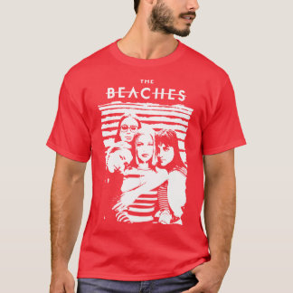 Die Strände binden lustiger Junge T-Shirt