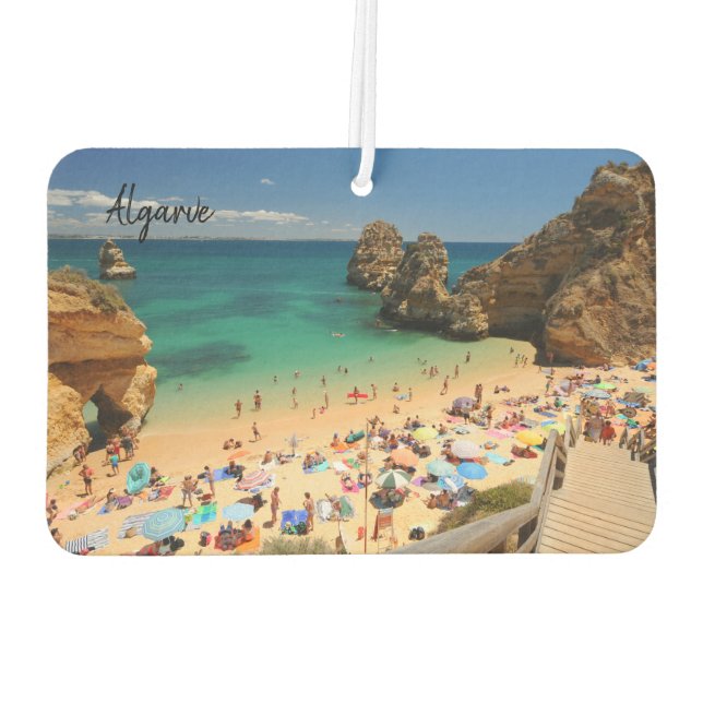 Die Strände der Algarve Autolufterfrischer (Rückseite)