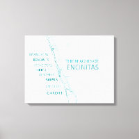 Die Strände der Leinwand von Encinitas